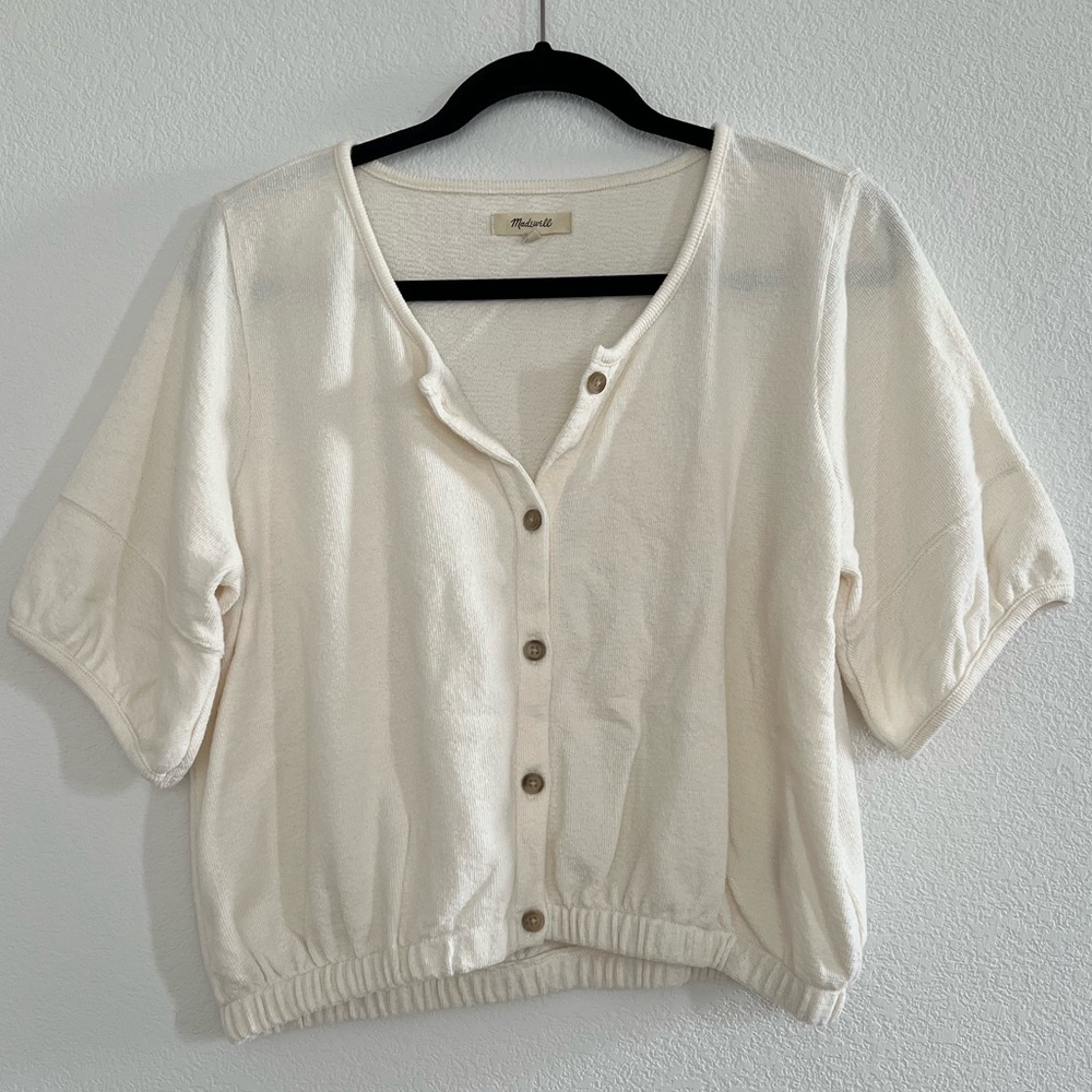 Madewell Button Up Cinch Shirt